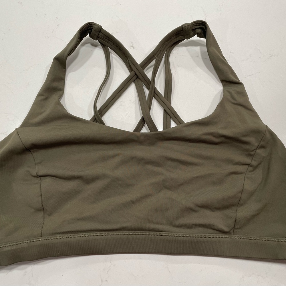 lululemon athletica Green Sports Bra